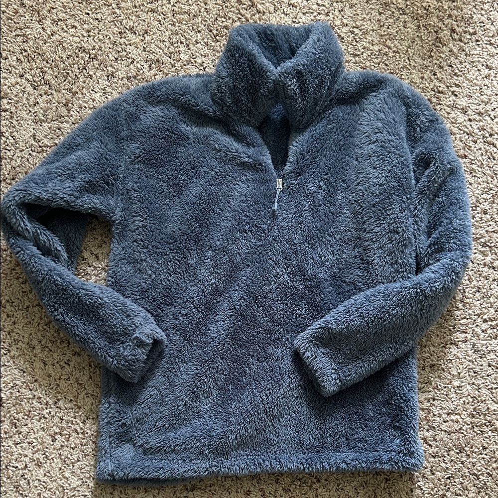 Eddie Bauer Blue Fleece Pullover